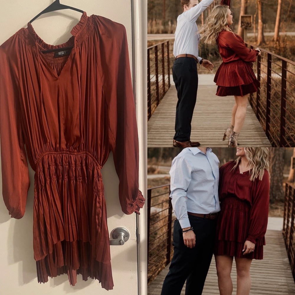 Rust Reset Dress. Size Large.